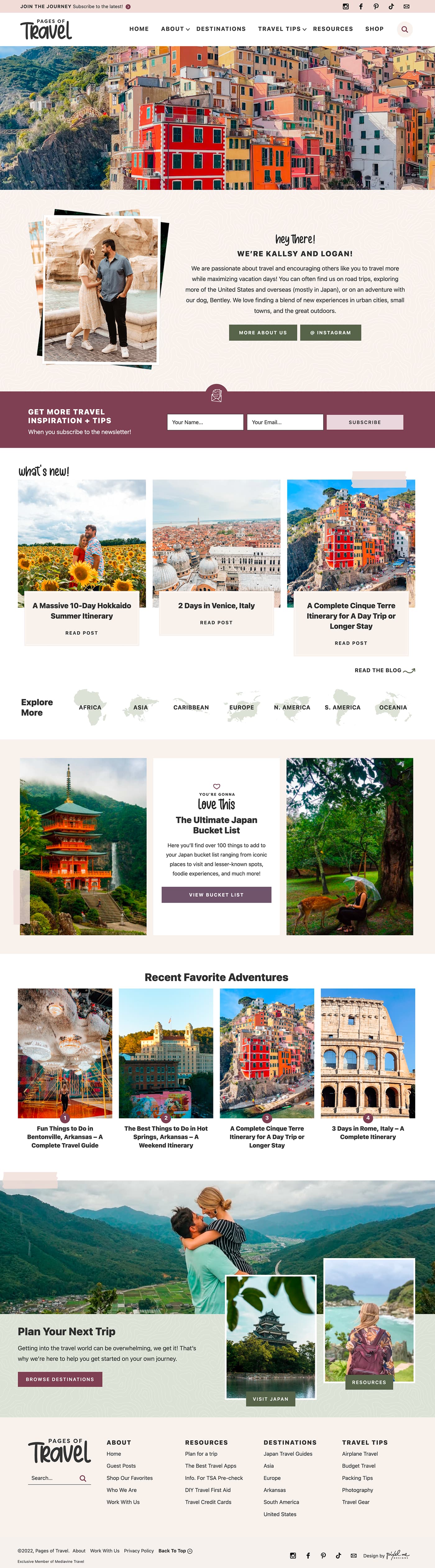 Pages Of Travel Mockup Design.